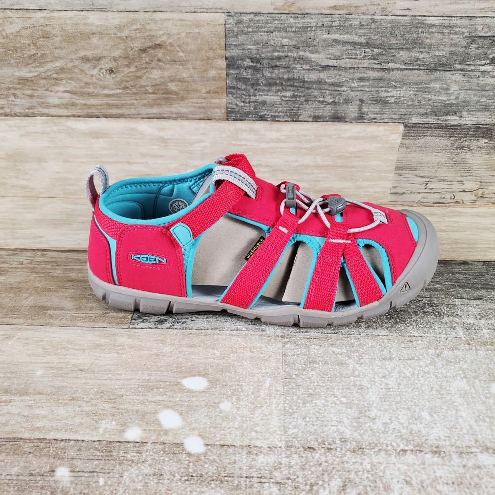 Keen Seacamp II CNX‎ Girls Strappy Sandals Sz 6 Azalea Ipanema Waterproof Shoes